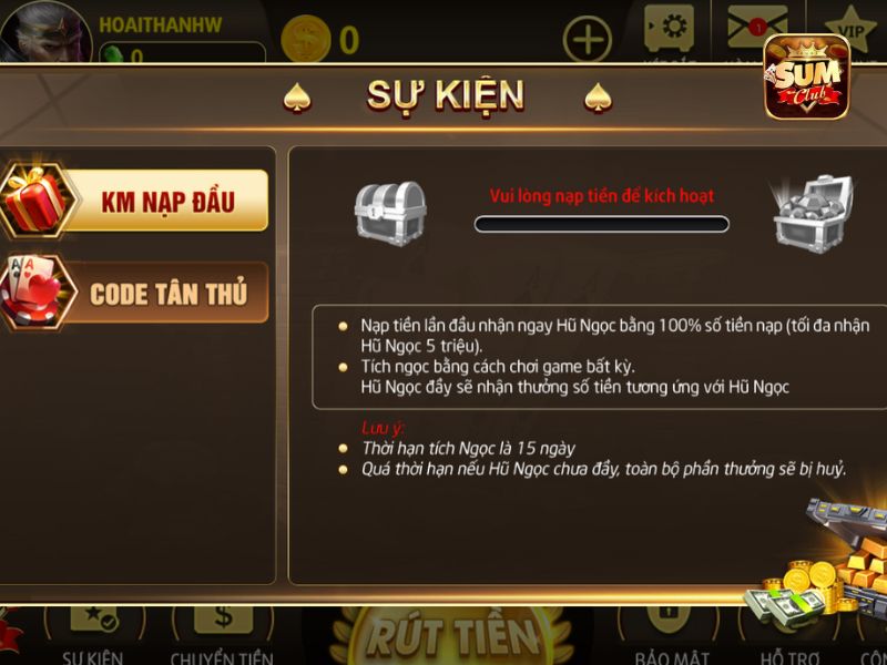 Thời gian và lưu ý khi nạp rút tiền